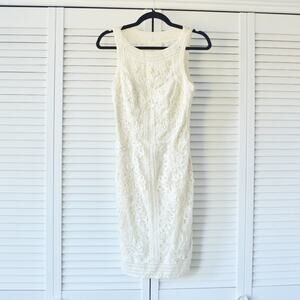 Sue Wong Nocturne Off White Size 2 Embroidered Detail Dress | Size 2